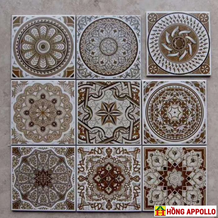 Gạch trang trí bông cổ